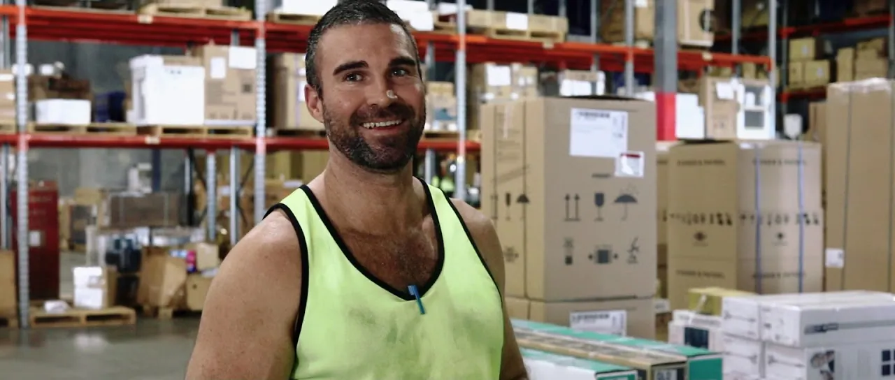 Harvey Norman Commercial · Warehouse teaser (film still)