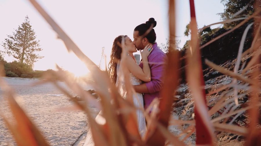 A Magical Elopement on Burleigh Beach: Kendel & Josh