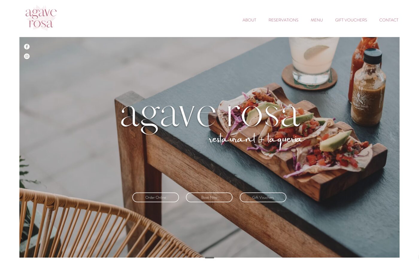 Agave Rosa website