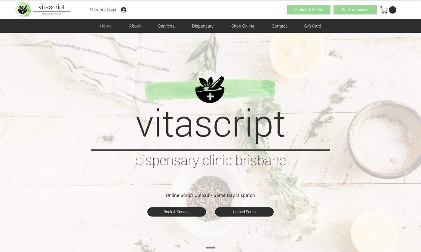 Vitascript website